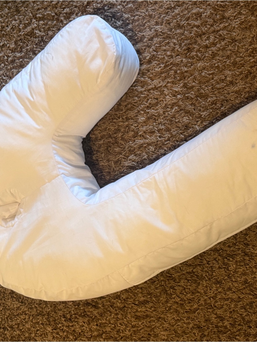 White U-Shape Body Pillow